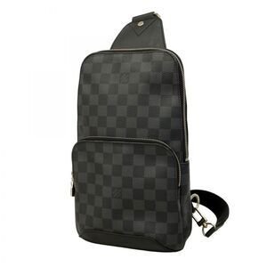 Louis Vuitton Body Bag Damier Graphite Avenue News Ring Bag N41719 Black Men's